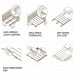Decking Starter Clips Fixings stainless steel anti corrosive  (25) for Composite Decking Plastic Decking PVC Decking WPC Decking Board